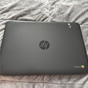 HP Chromebook Laptop - Matte Black with Chrome Accent